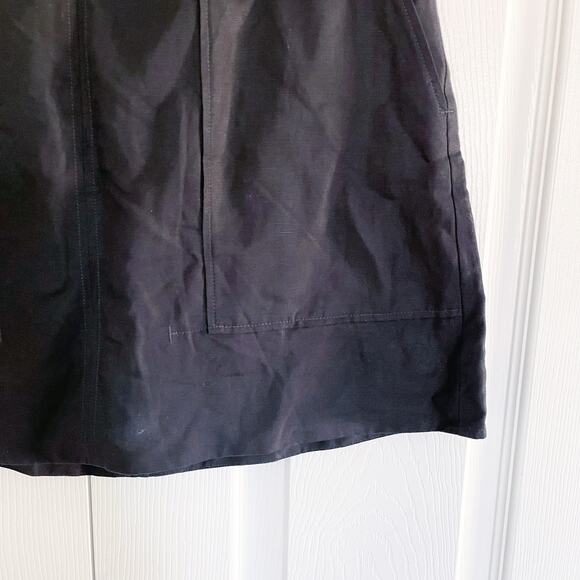 COS Black Belted A-Line Mini Skirt - Picture 6 of 9